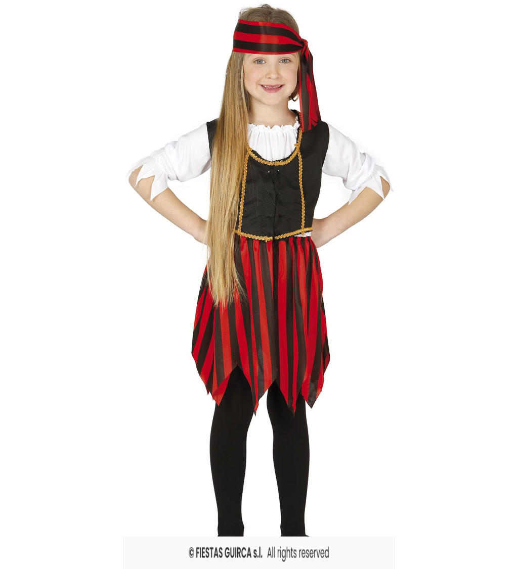 Dětský kostým Pirátka