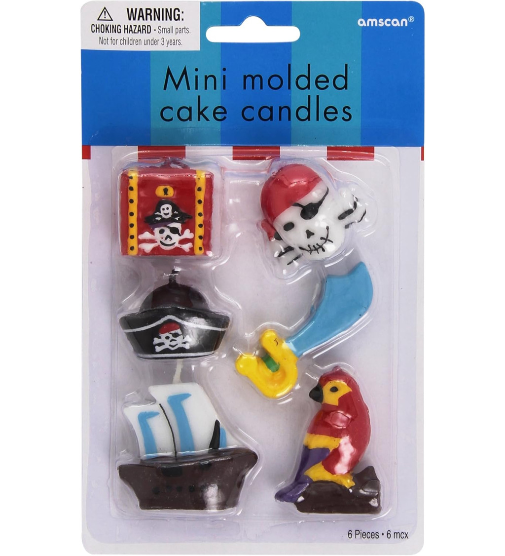 Svíčky dortové Piráti