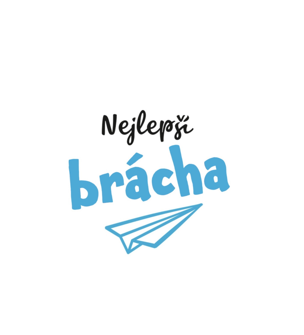 Pánské triko bílé - Nejlepší brácha