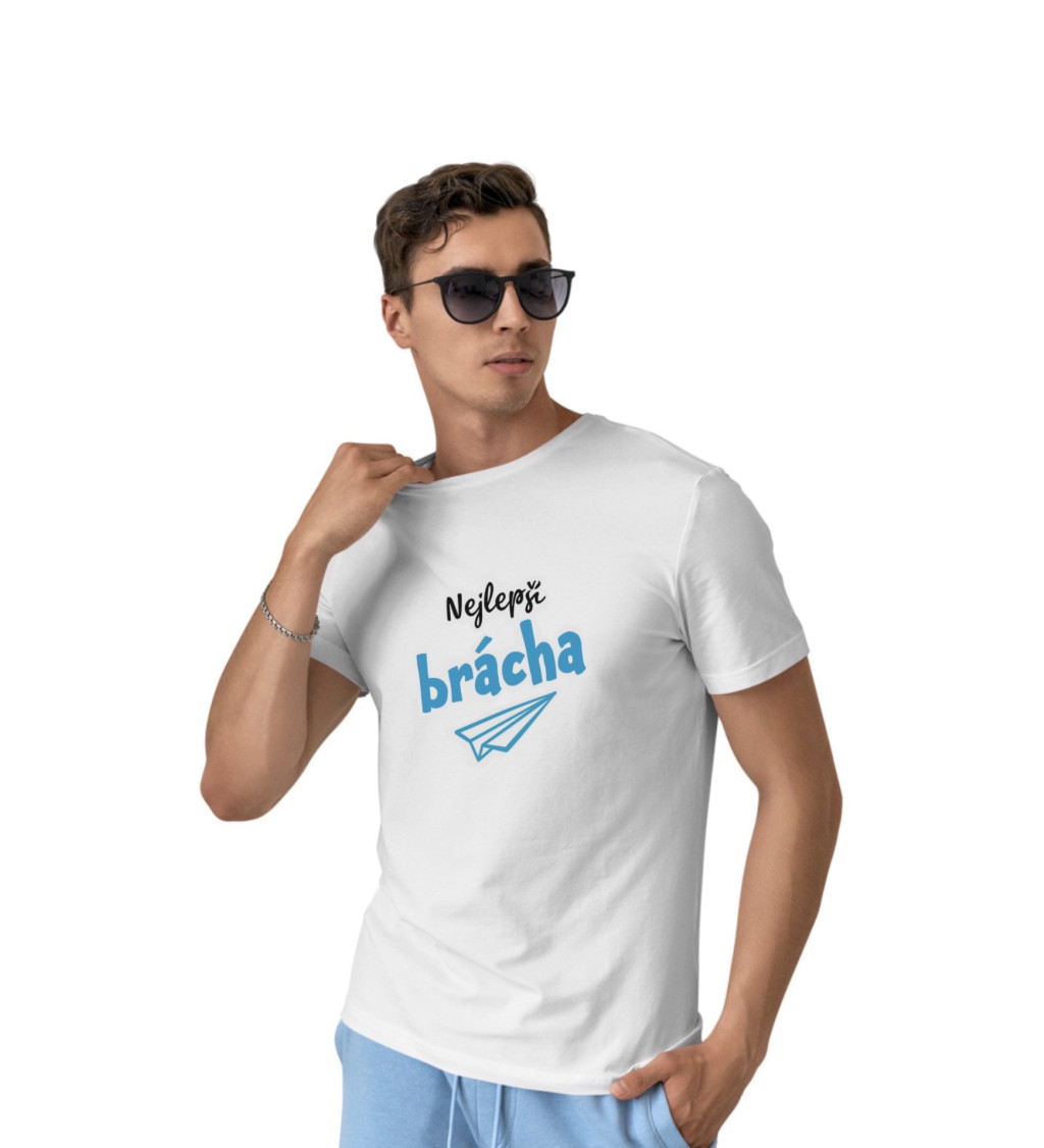 Pánské triko bílé - Nejlepší brácha