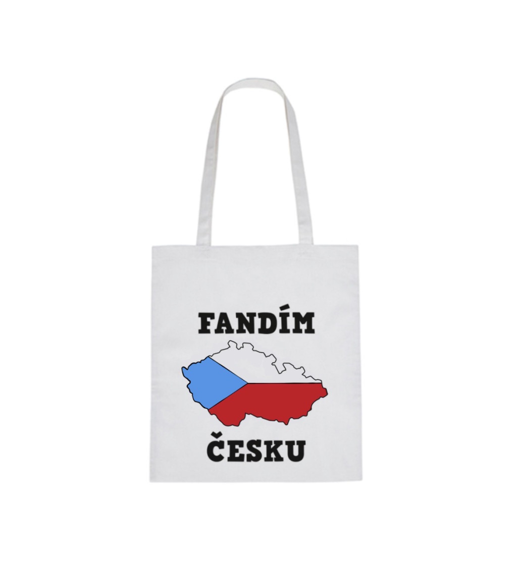 Plátěná taška - Fandím Česku