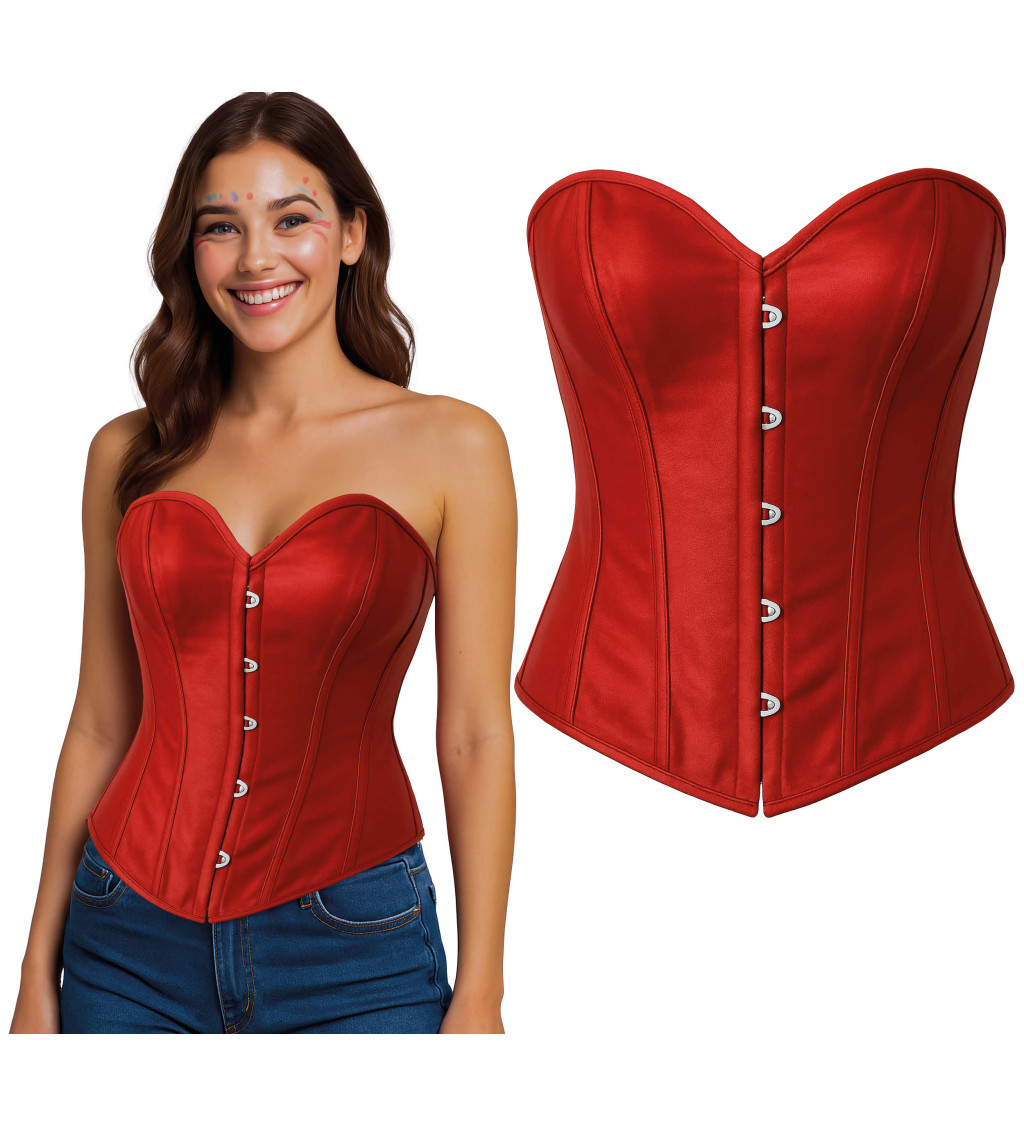 Korzet červený
