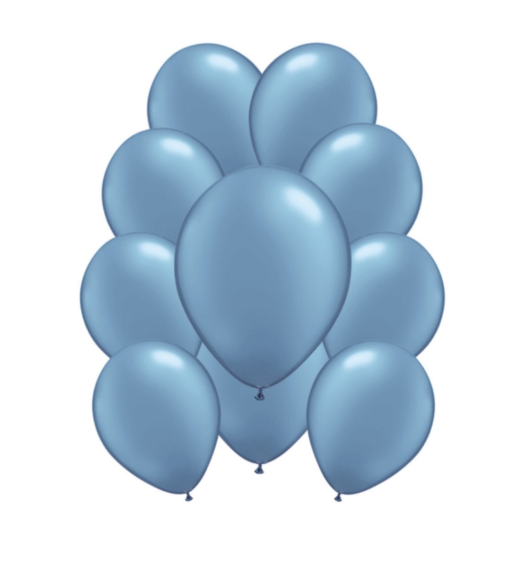Latexové balónky pastelové modré