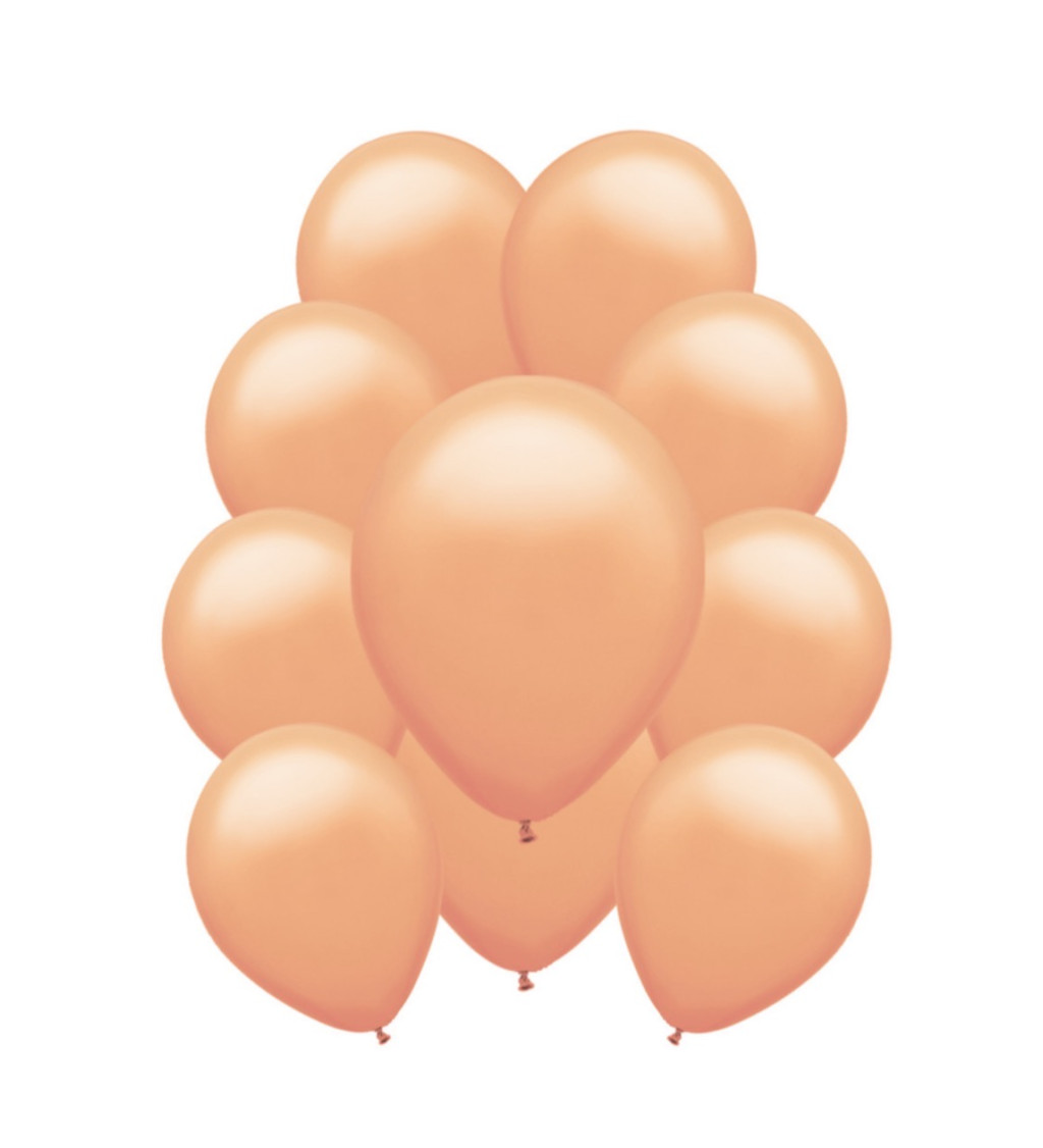 Latexové balónky pastelové broskvové