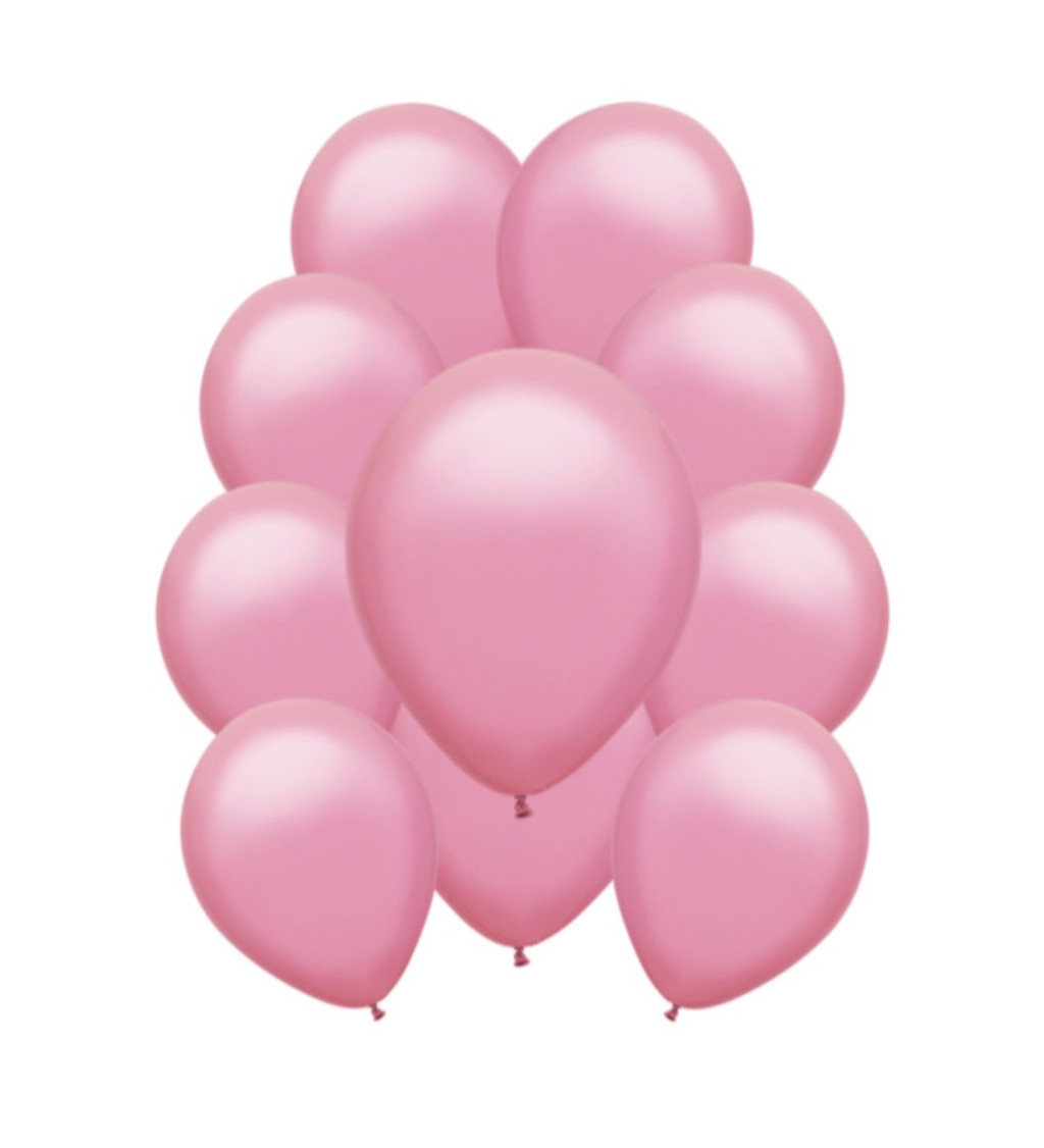 Latexové balónky pastelové světle růžové