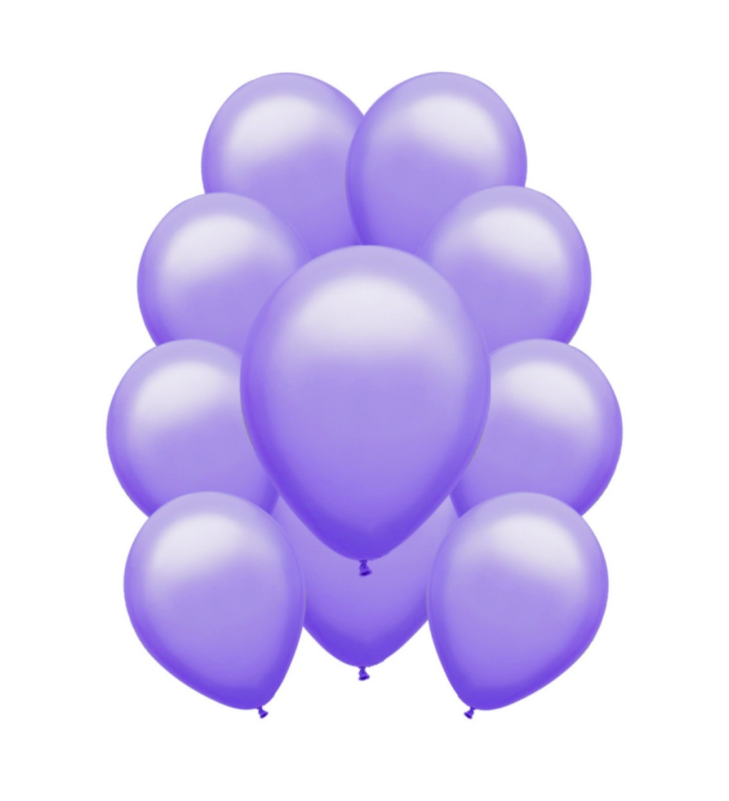 Latexové balónky pastelové světlé fialové
