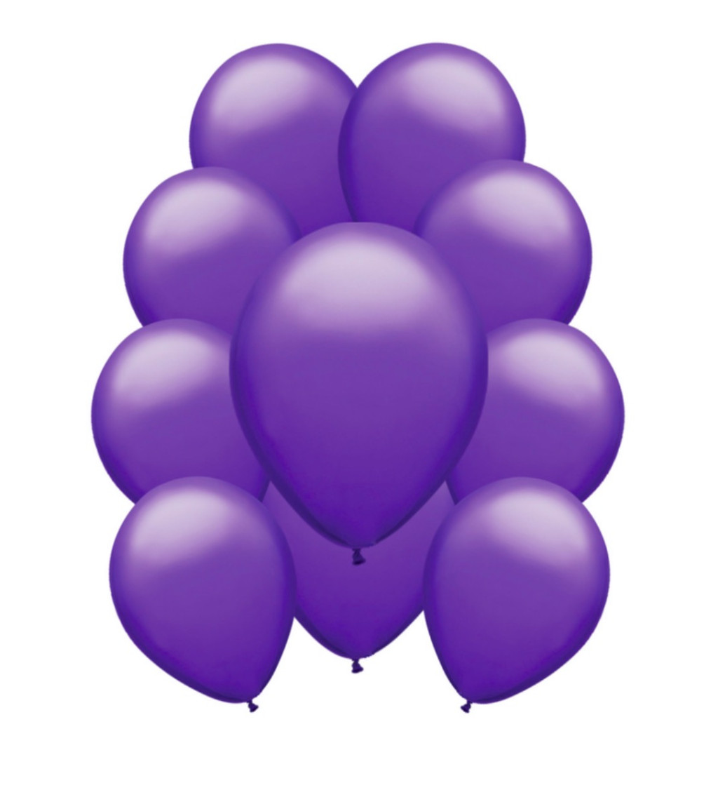 Latexové balónky pastelové tmavě fialové
