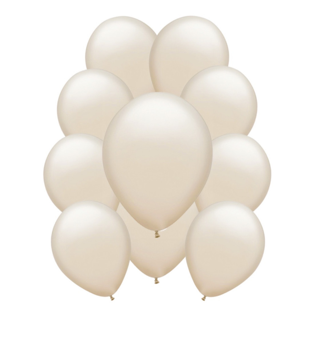 Latexové balónky metalické písečné