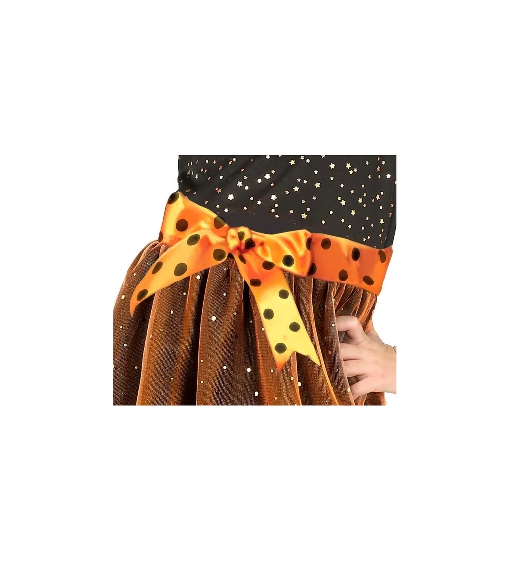 Dětský kostým Oranžová čarodějnice