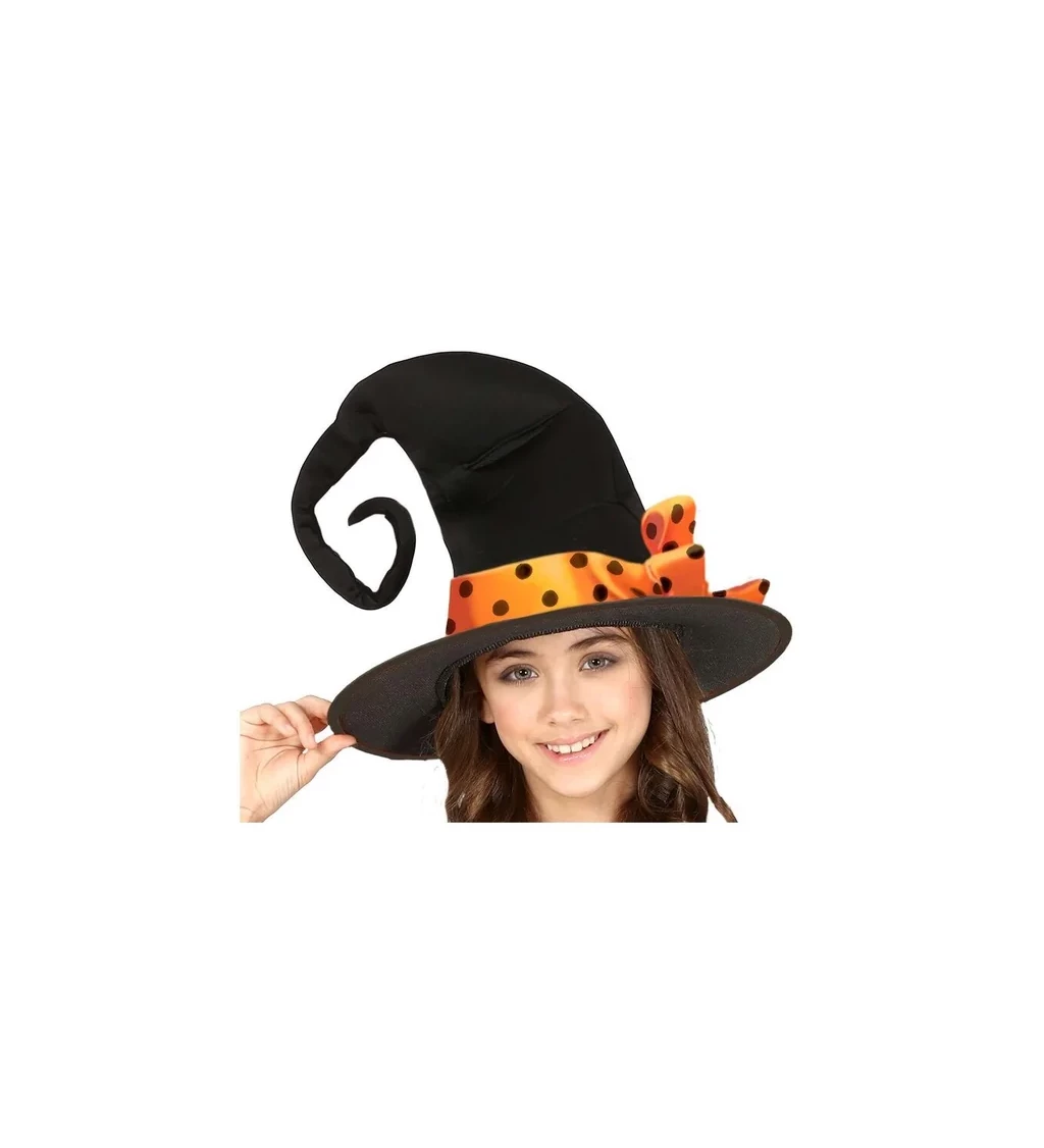 Dětský kostým Oranžová čarodějnice