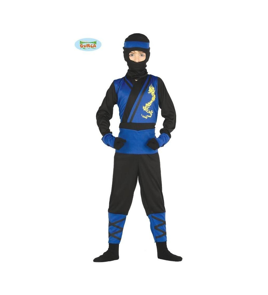 Dětský kostým Modrý ninja