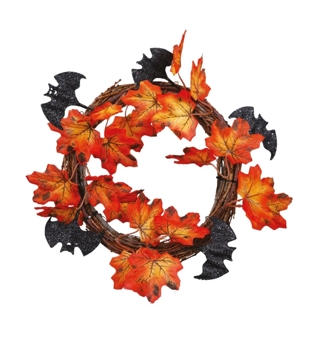 Halloweenské listová koruna