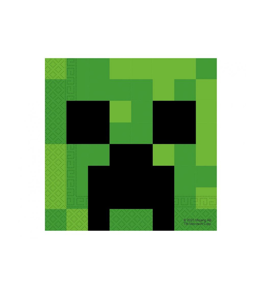Papírové ubrousky Minecraft