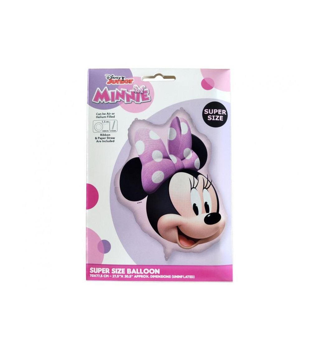 Fóliový balónek Minnie Mouse 77 cm