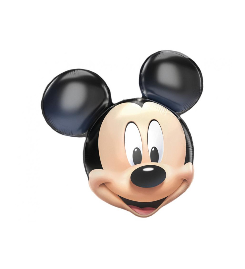 Fóliový balónek hlava Mickey Mouse 80 cm