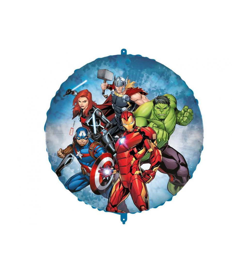Fóliový balónek kulatý Avengers 45 cm