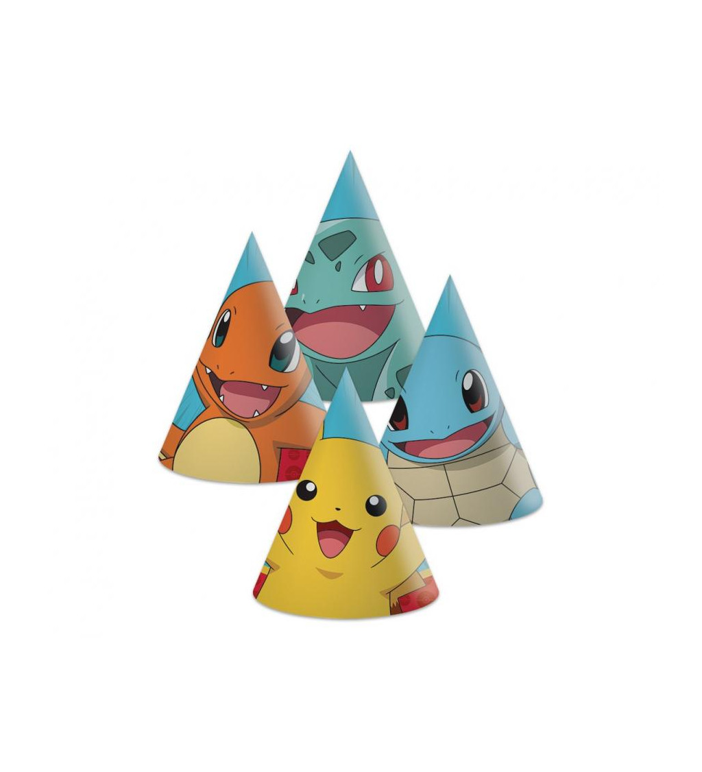 Papírové čepice Pokémon