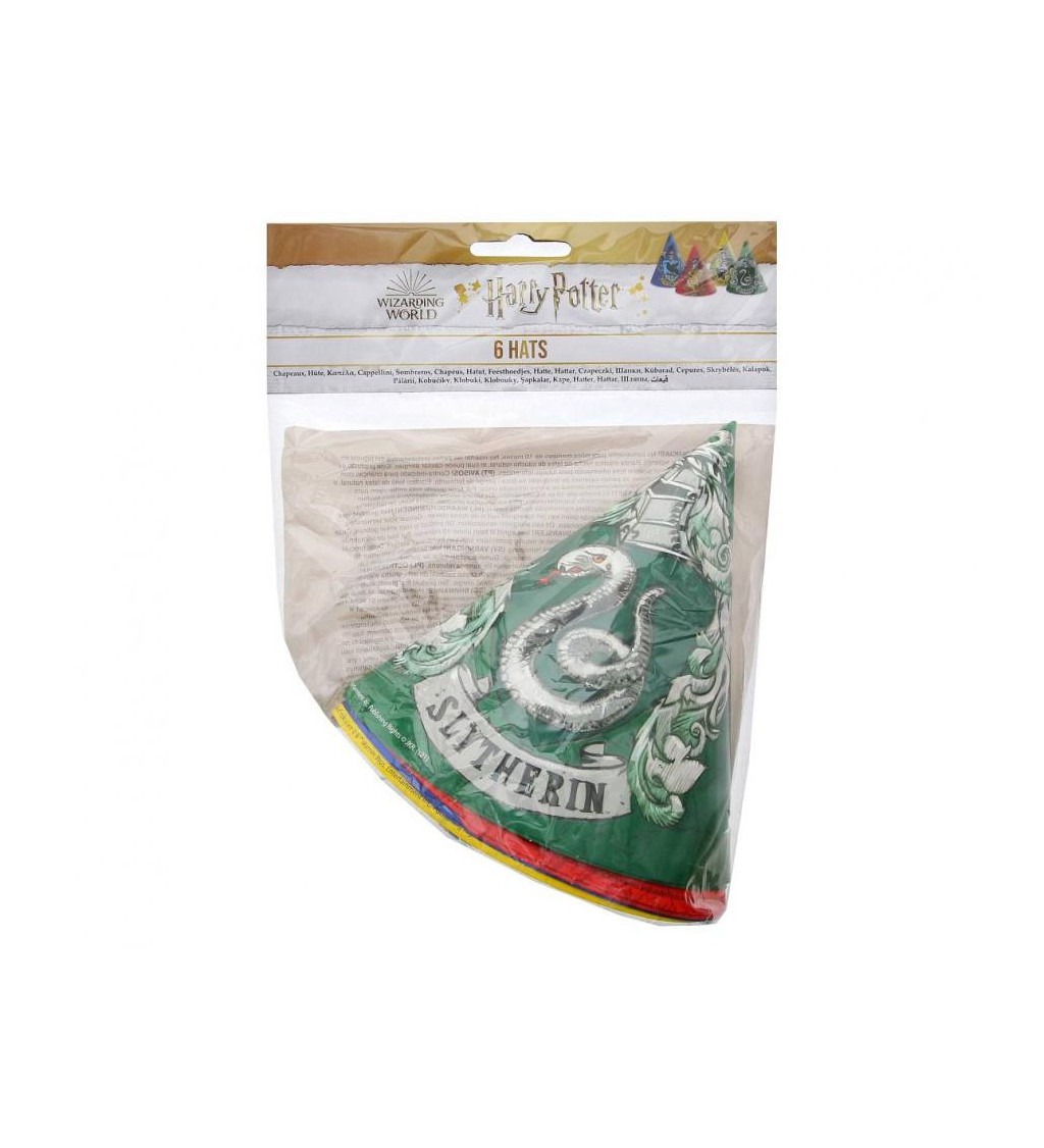 Papírové čepice Harry Potter Hogwarts Houses