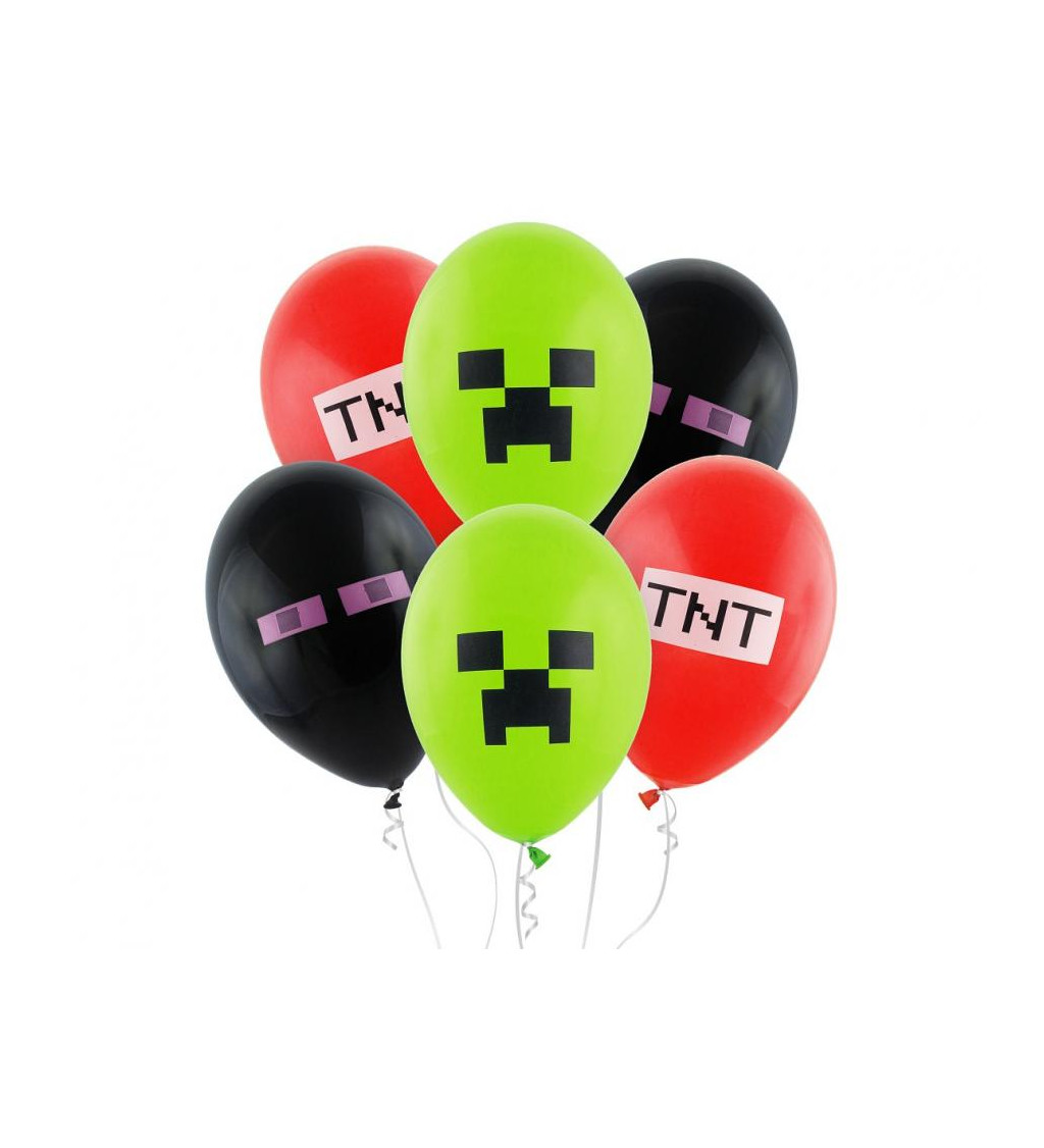 Sada latexových balónků TNT 6 ks 30 cm
