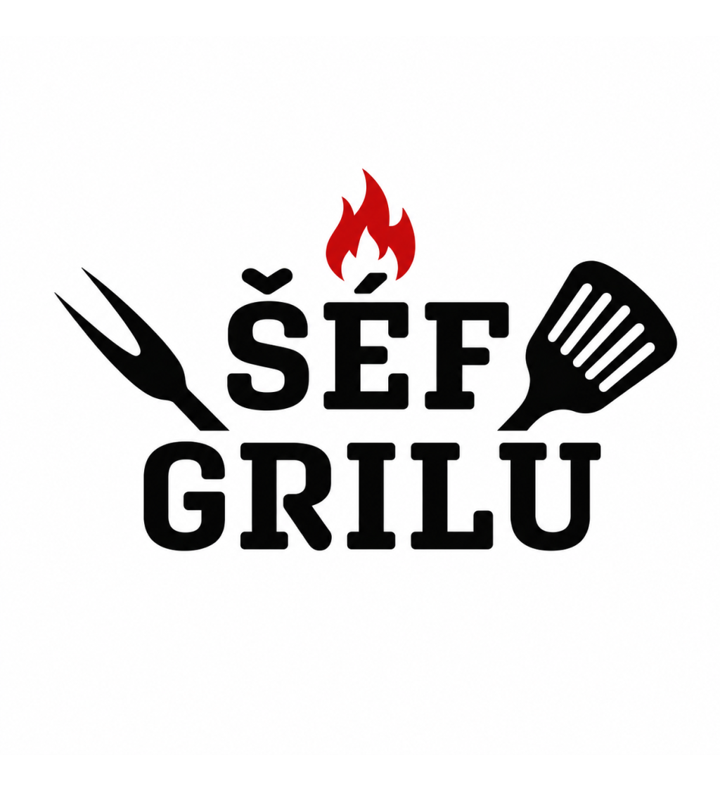 Zástěra černá - Šéf grilu