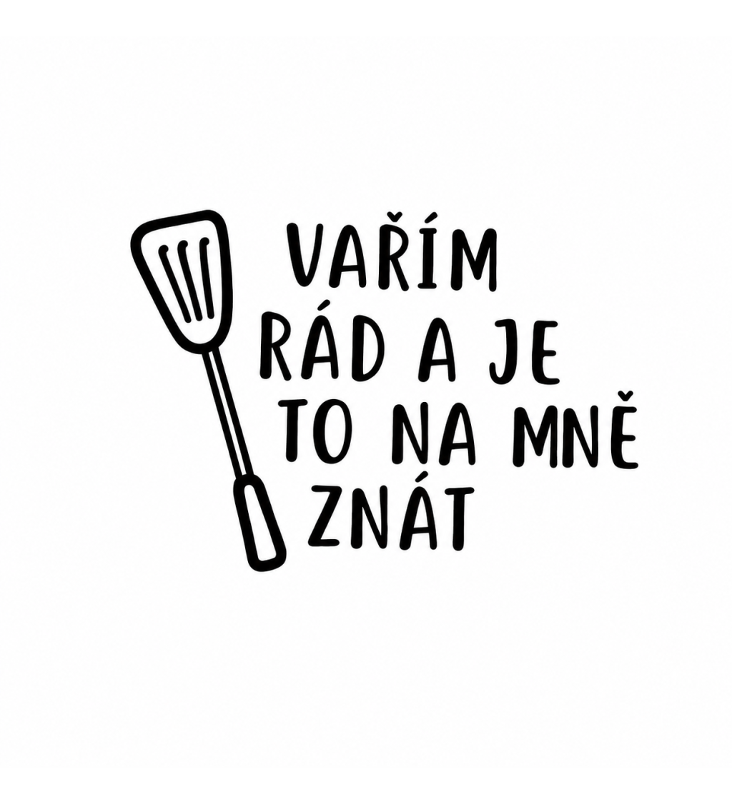 Zástěra šedá Vařím rád a je to na mně znát