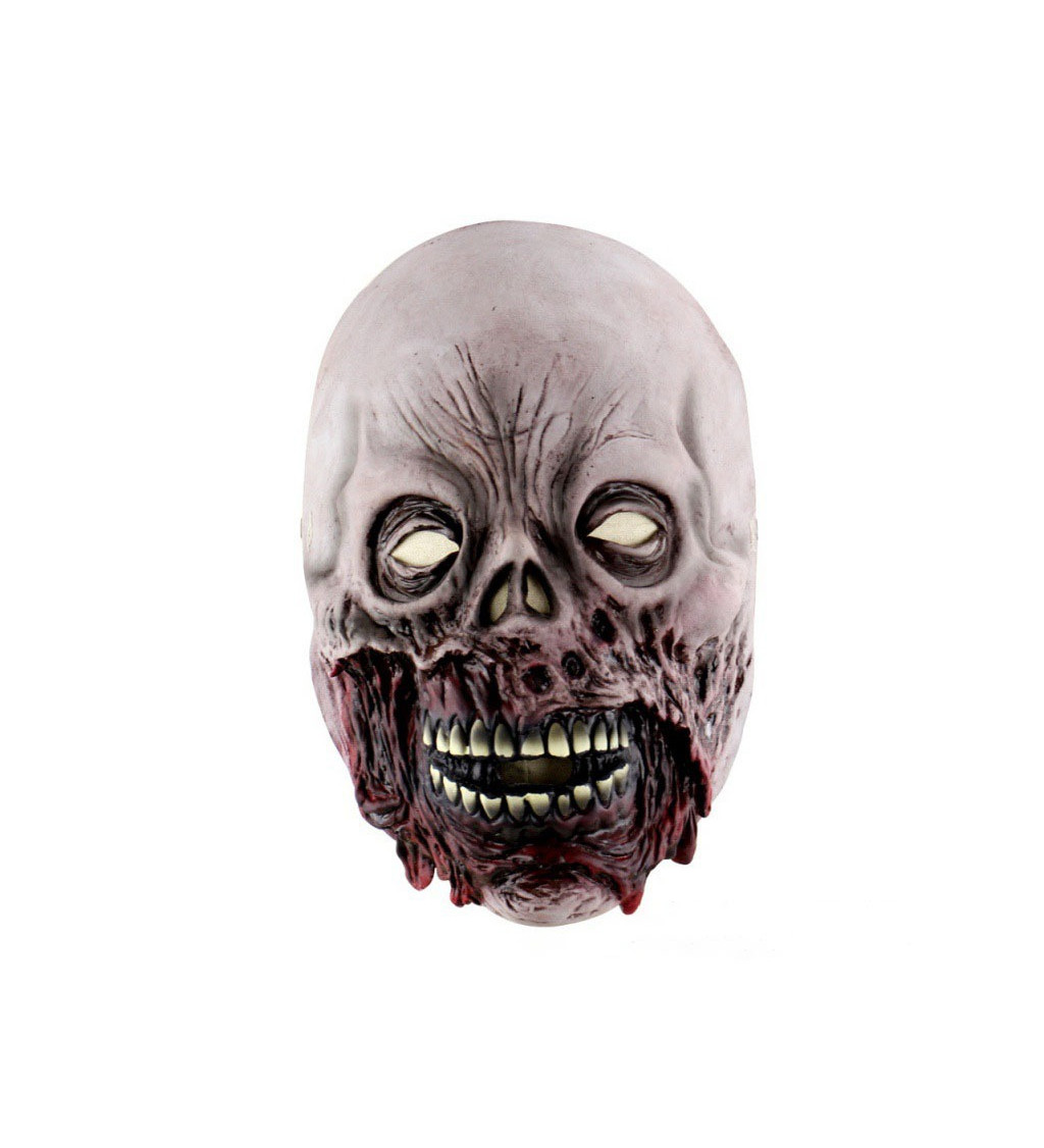 Zombie maska s rozpadlými ústy