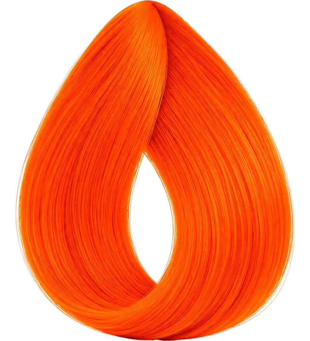 Oranžový barevný sprej na vlasy