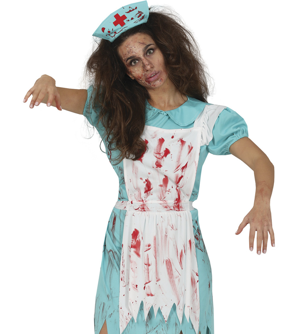 Dámský kostým Zombie zdravotní sestra