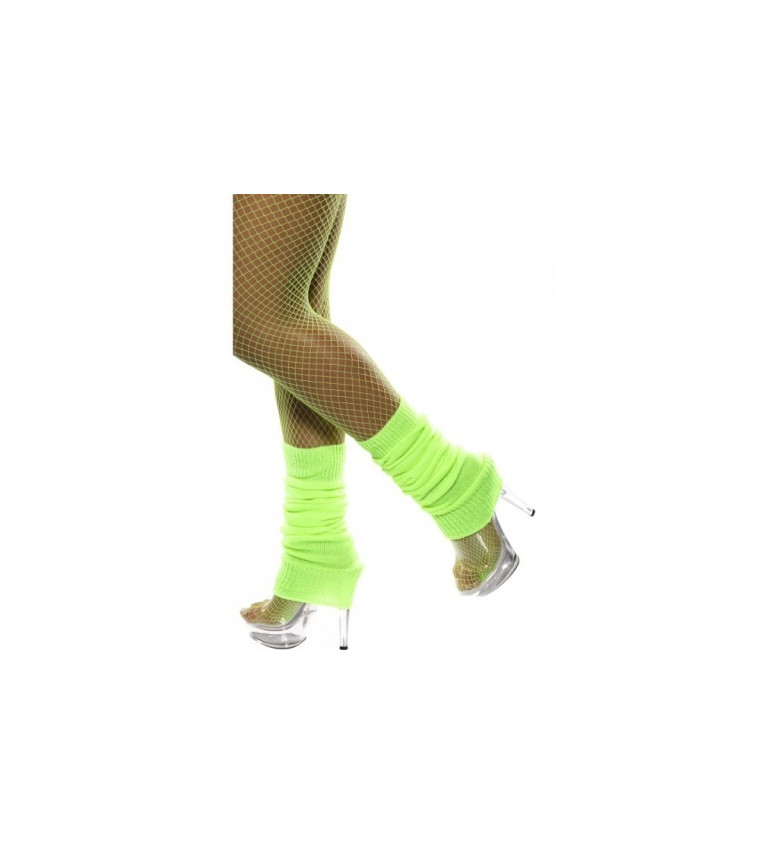 Návleky na nohy - zelená barva