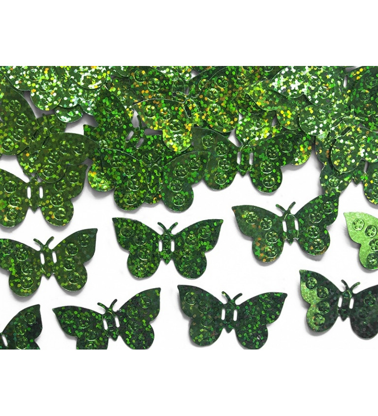 Konfety motýlci - zelení