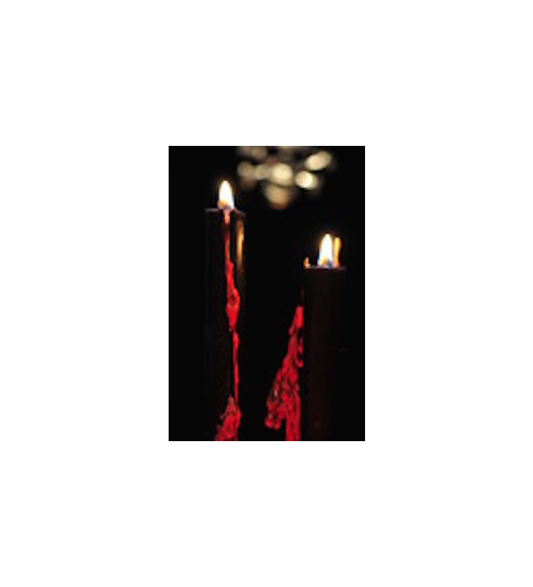 Černé svíčky - krvácející efekt