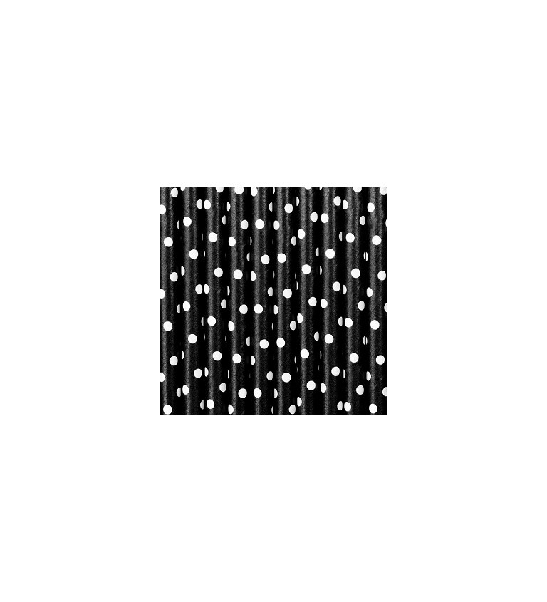 Brčka - černá s puntíky