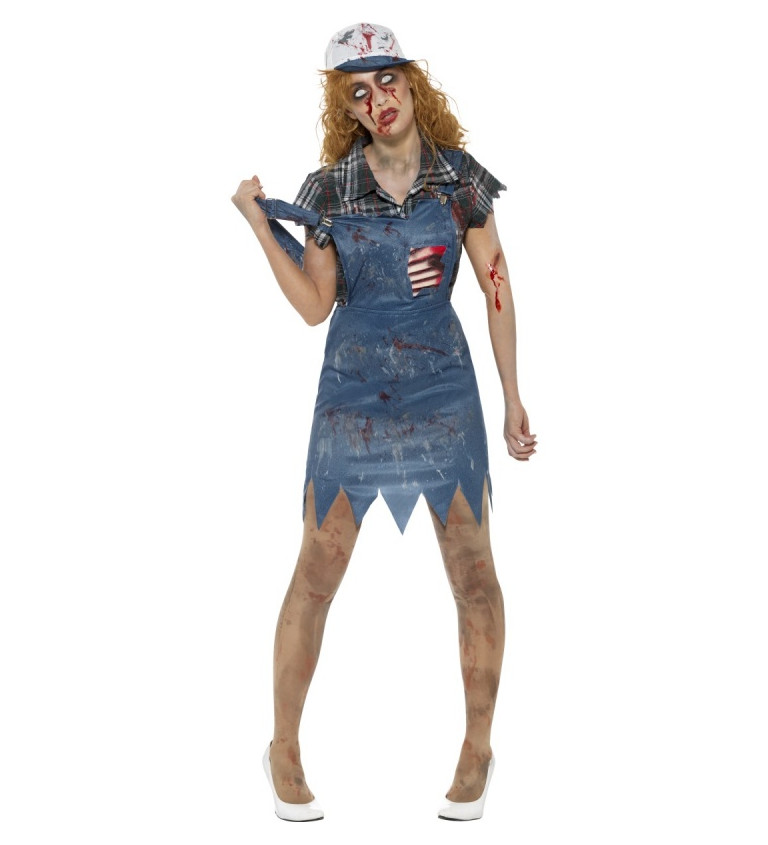 Dámský kostým - Zombie dělnice