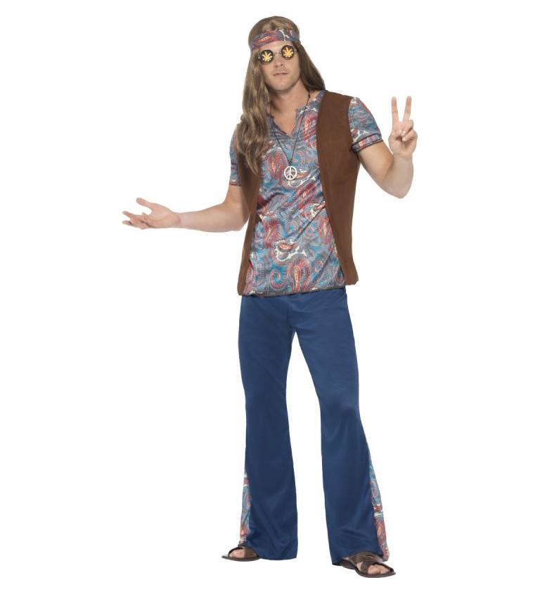 Pánský kostým - Hippie se zvonáčema