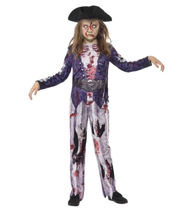 Dětský kostým - Zombie pirátky