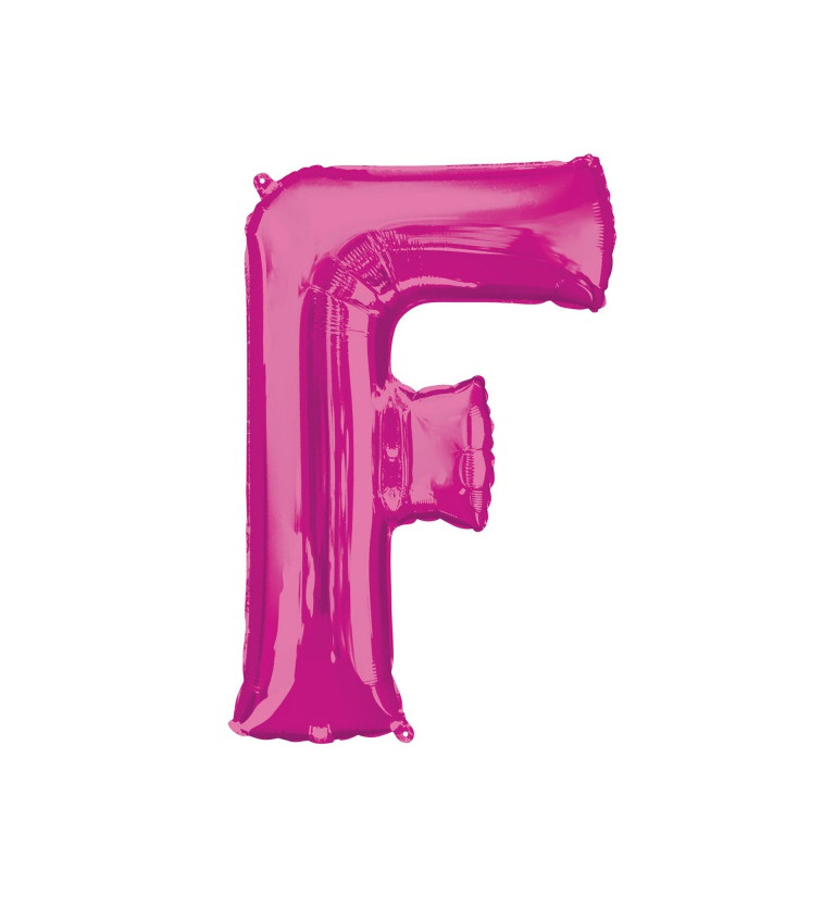 Růžový fóliový balónek F