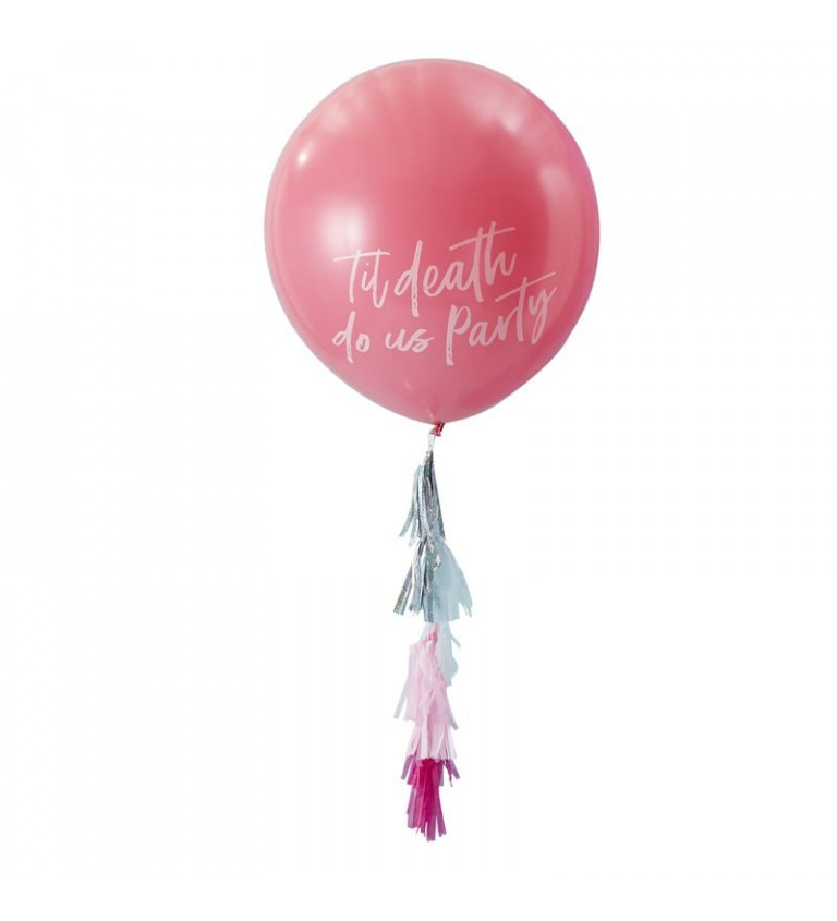 Velký párty balónek - růžový 