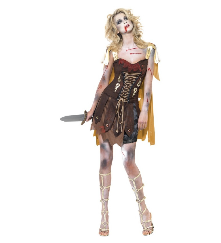 Dámský kostým - Zombie Gladiátorka