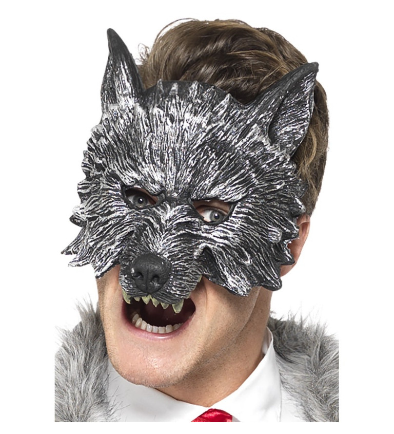 Maska Vlkodlak - šedá