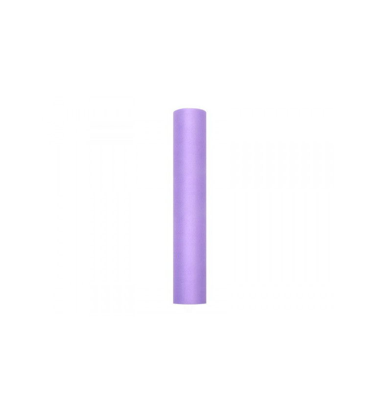 Jednobarevný fialový tyl - 0,5 m