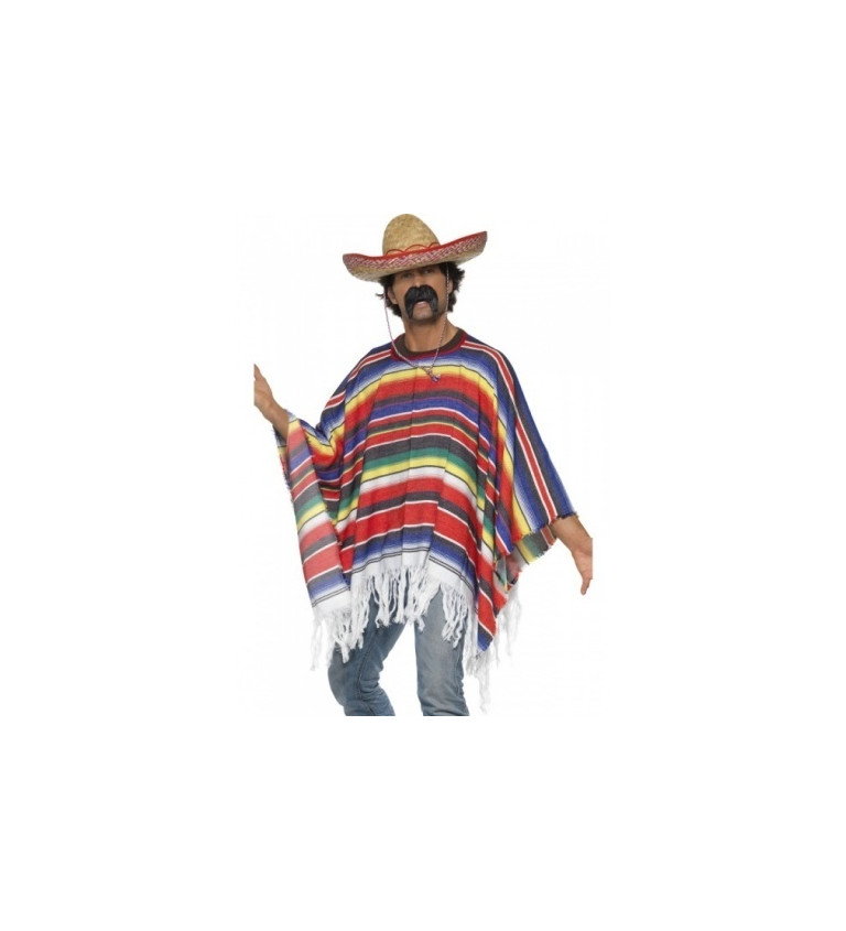 Mexické poncho 