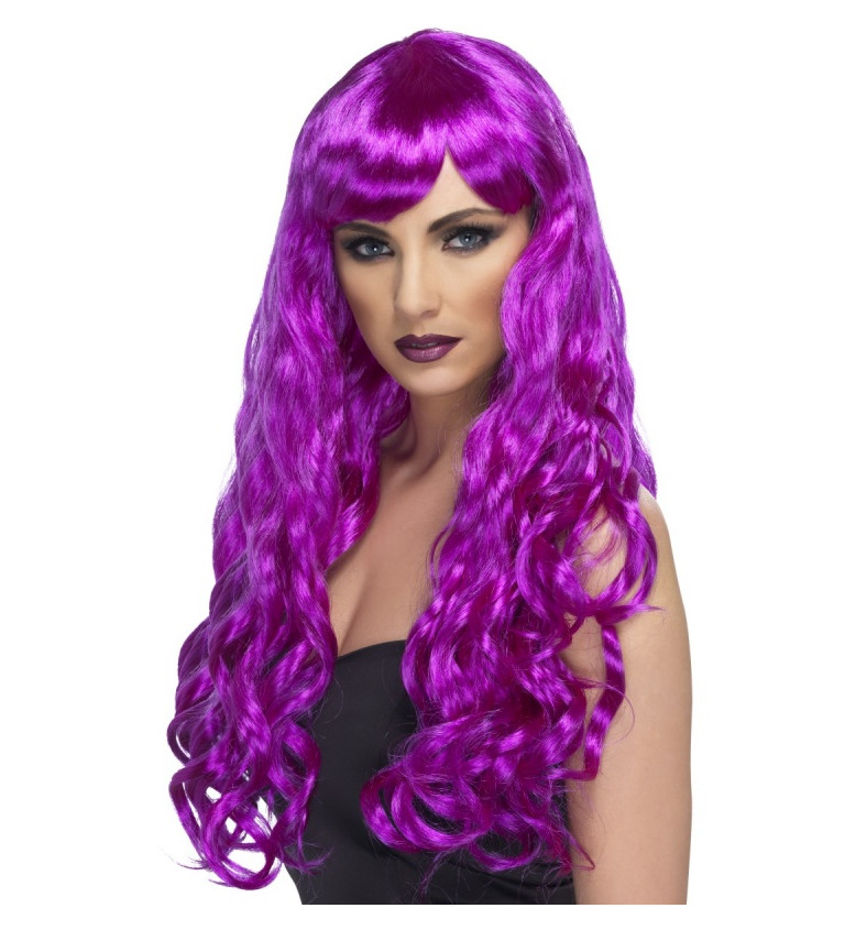 Dámská paruka Desire - fialové vlasy