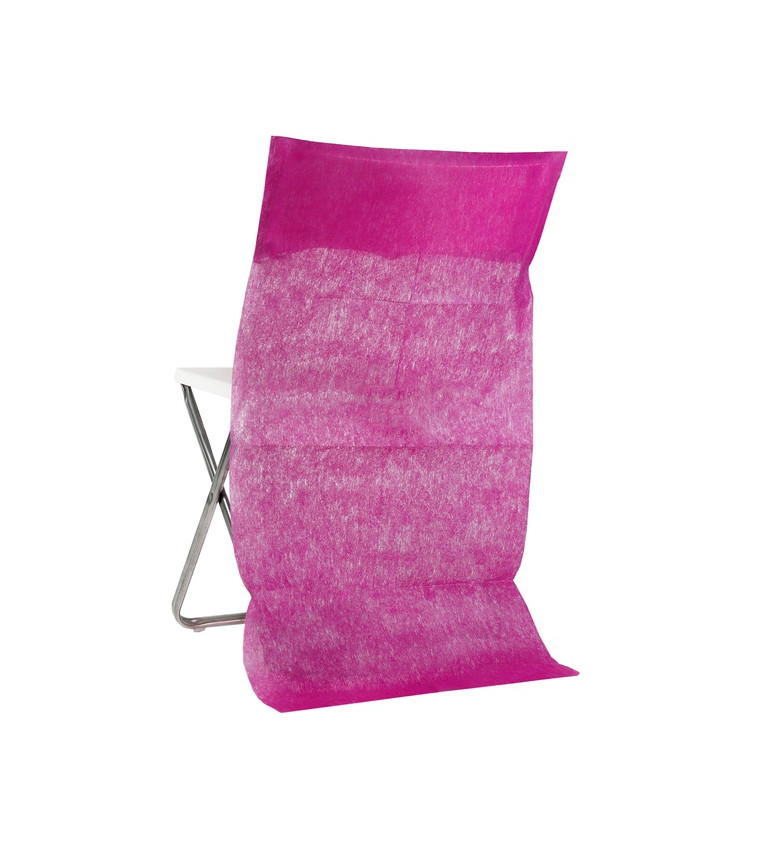 Přehoz na židli - růžový