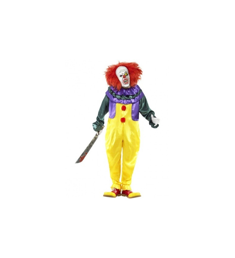 Halloweenský kostým - Hororový klaun - pánský