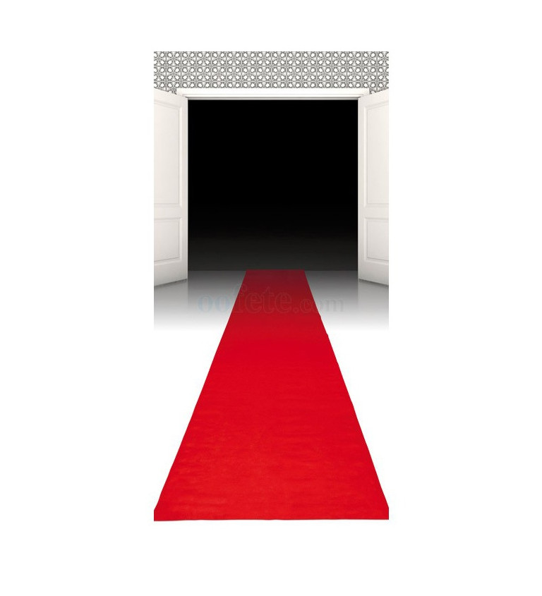 Slavnostní koberec - červený