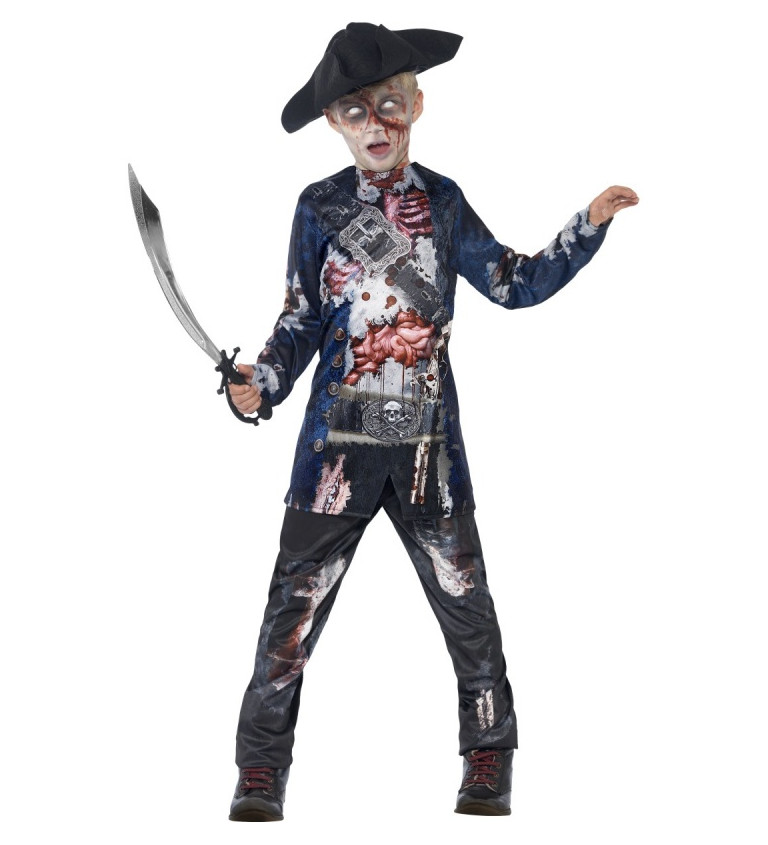 Dětský kostým halloween - Zombie pirát