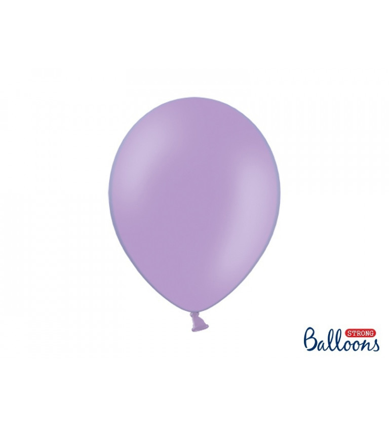 Balónek pastelový - fialová - 10 ks