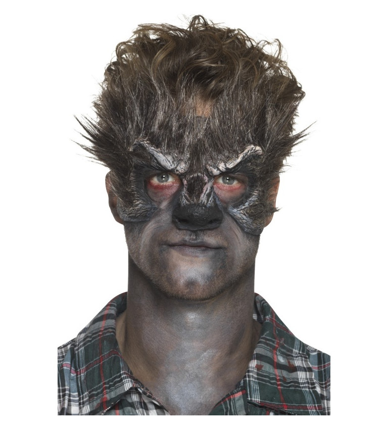 Halloween maska vlkodlaka - nalepovací