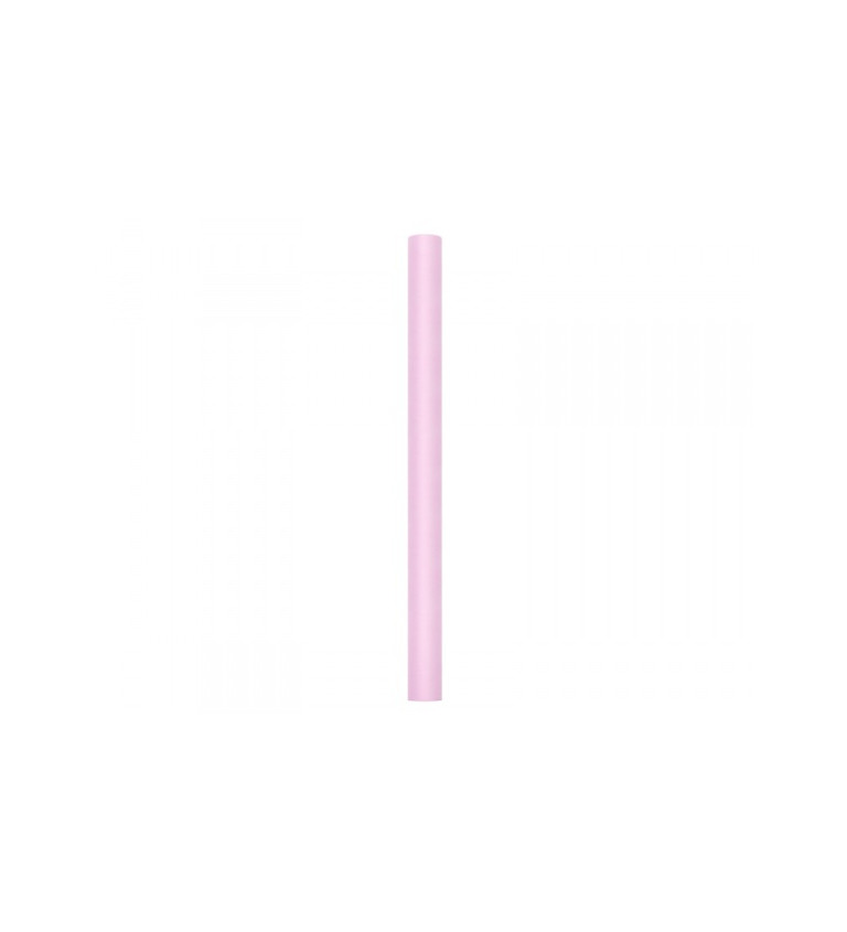 Jednobarevný jasně růžový tyl - 0,8 m