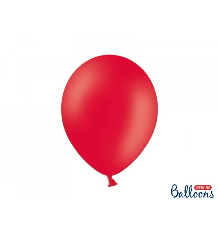 Latexové balónky 30 cm červené, 10 ks